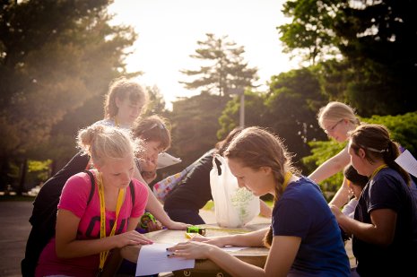 Young women experience a summer STEM program, with hopes that they ultimately return to Tech for their college education.