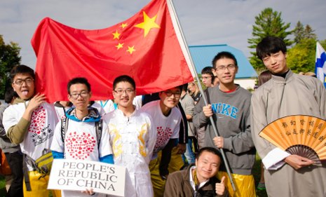 Parade of Nations China One of more than 60 countries represented in the Parade of Nations.