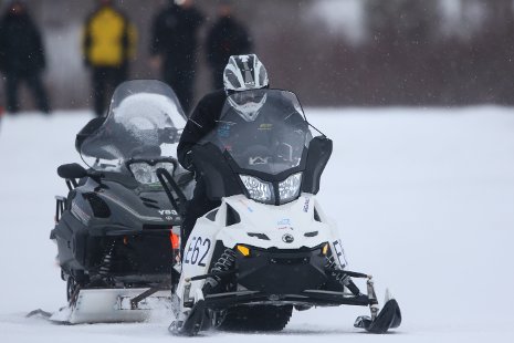 The Lapland University of Applied Sciences brought an electric snowmobile all the way from Finland for the Clean Snowmobile Challenge.