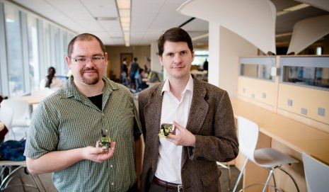 Antonio Velazquez and Andrew Swartz received the Bhakta Rath Research Award this year for their work in wind turbine technology. 