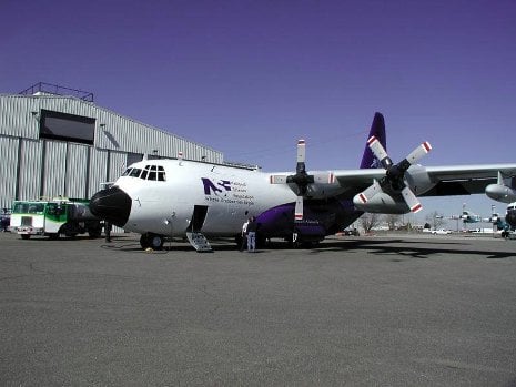 NSF/NCAR C-130 airplane.