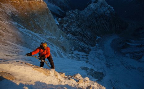 A shot from Jimmy Chin's film, Meru.