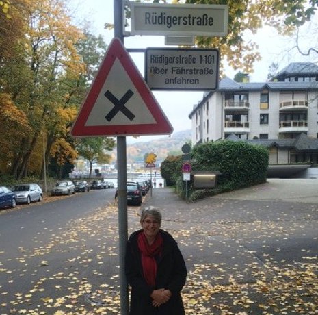 Brenda Rudiger Fulbright Brenda Rudiger finds a namesake street in Germany.