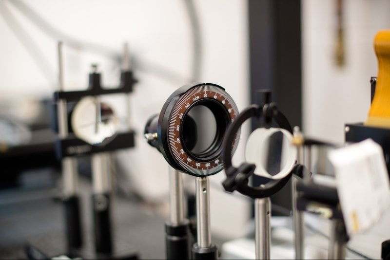 Lens array in the biomedical imaging lab.