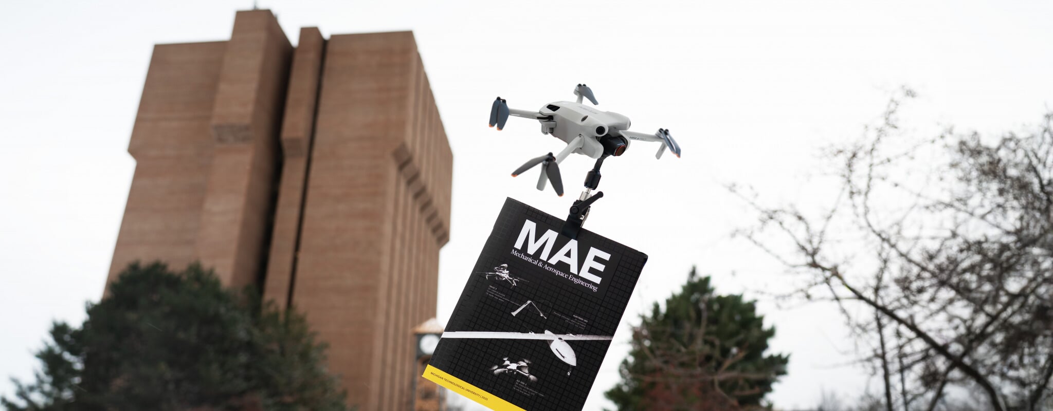MAE Magazine arriving on the Michigan Tech campus