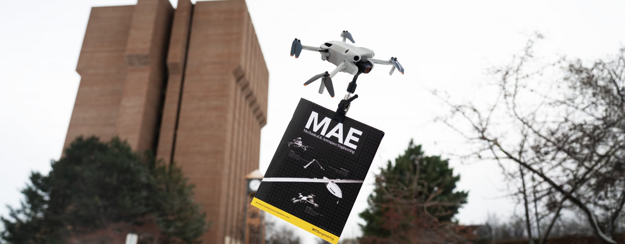 MAE Magazine arriving on the Michigan Tech campus
