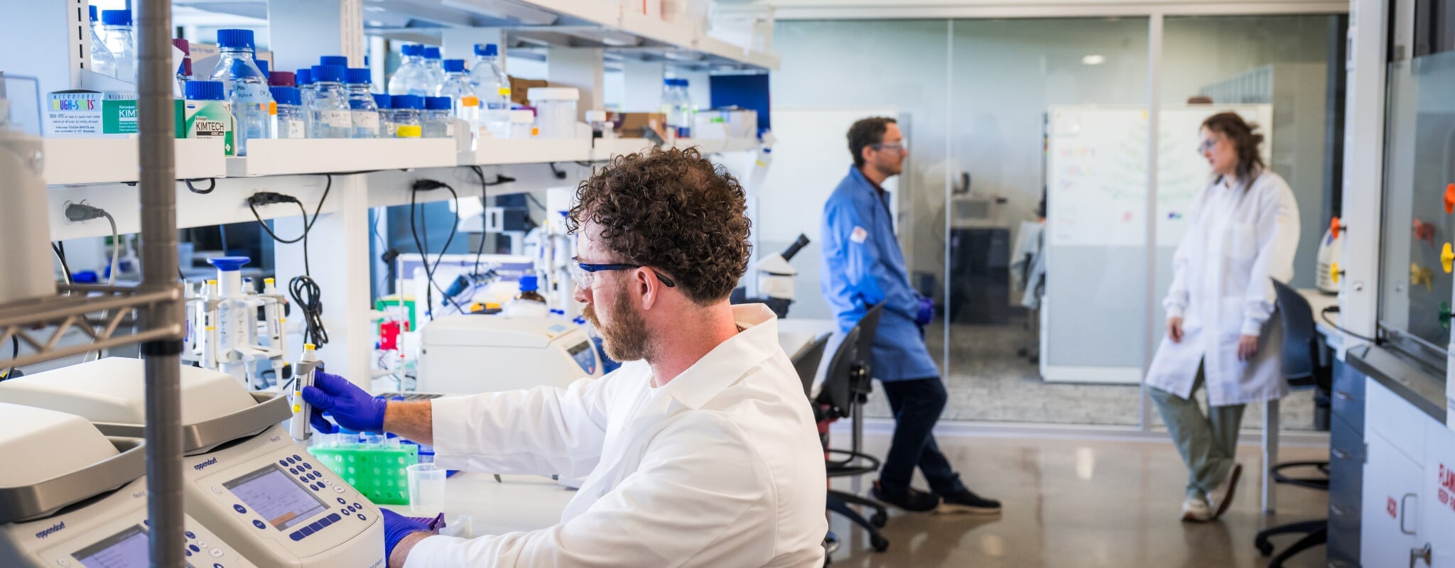 Goetsch works closely with both undergraduate and graduate student researchers