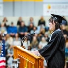One Final Lesson - Quinn Riordan, BS applied ecology and environmental science, shared a farewell message of pride with her fellow graduates at Michigan Tech&rsquo;s 2025 Midyear Commencement ceremony.
