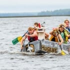 Splashing Into a Tech Tradition - At Michigan Tech, cardboard is more than packing material. It&rsquo;s a proving ground. Go behind the scenes of Husky Nation&rsquo;s annual Cardboard Boat Races