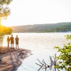 Waterfront Refuge - Set along the Keweenaw Waterway, Prince&rsquo;s Point Campus Park is where Huskies unwind, connect, and recharge. Watch the sunset, gather around a campfire, or sway in a hammock beneath towering trees, all just a short walk from the heart of campus.
