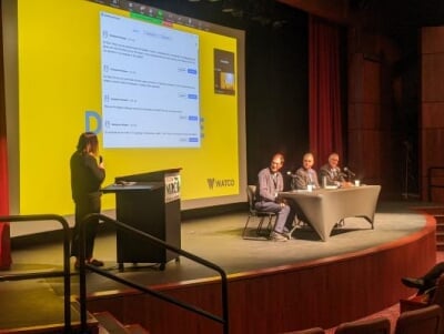 Panel and presenter