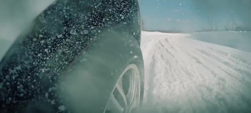 A rider on a snowmobile.