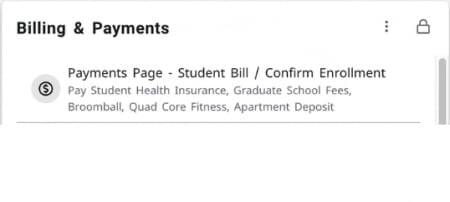 Billing & Payments Tab