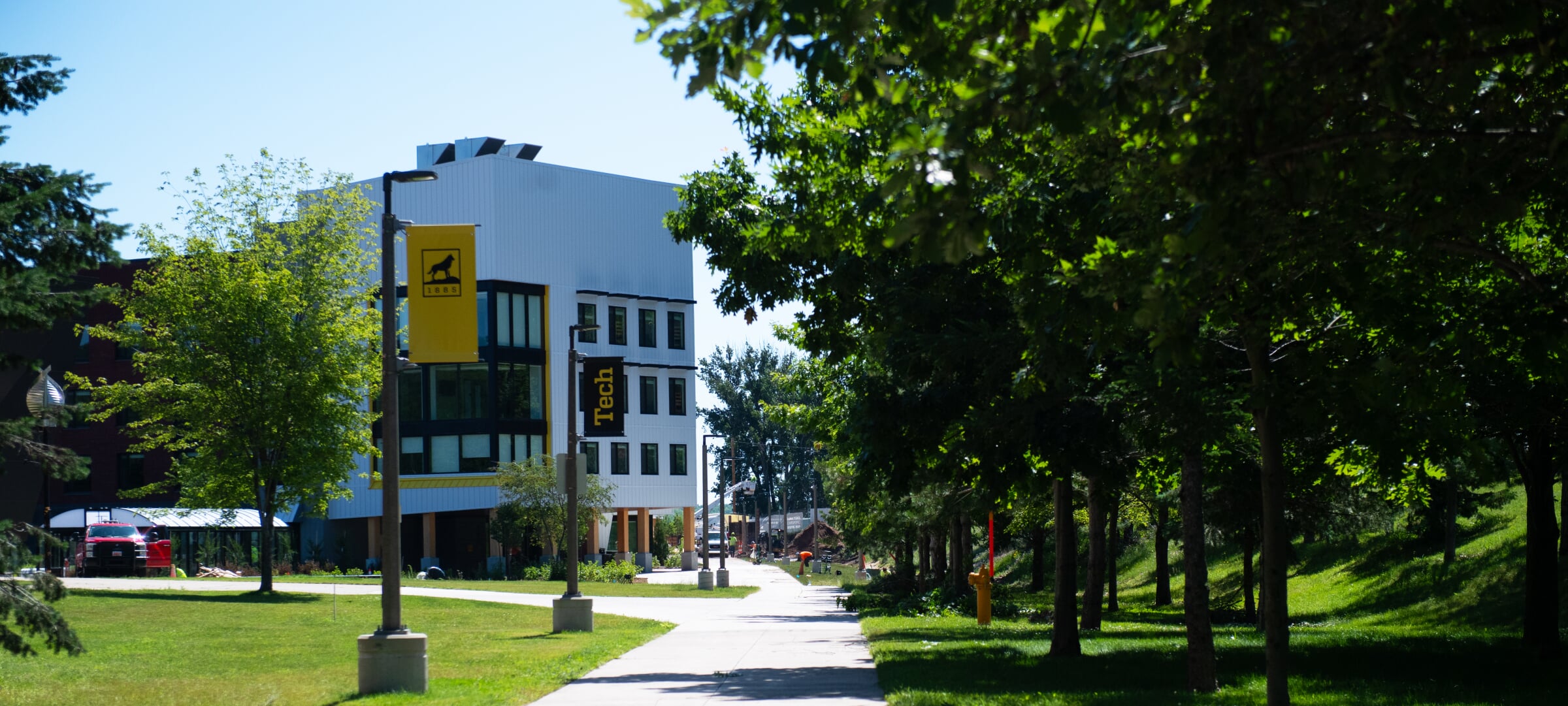 Location of MTU's newest residence building, East Hall