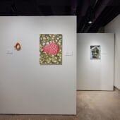 terry winters with oven mitt by Douglas Degges