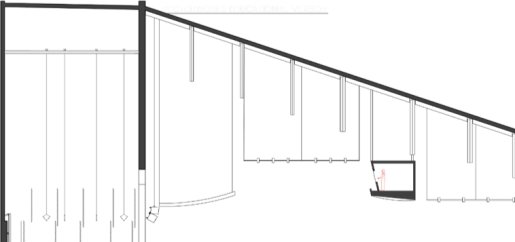 Cross-section light plot