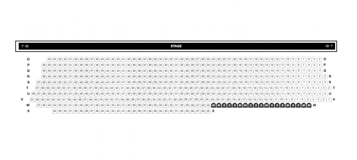 Rozsa Tier Seating Chart