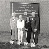 Ground breaking ceremony with the Rozsas