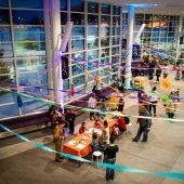 View of the Samuel and Grace Horner Lobby during the Fiesta Event.