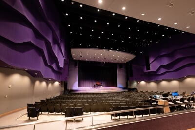 James and Margaret Black Performance Hall at the Rozsa Center