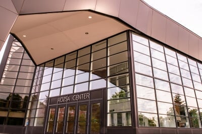 exterior of the rozsa in the summer