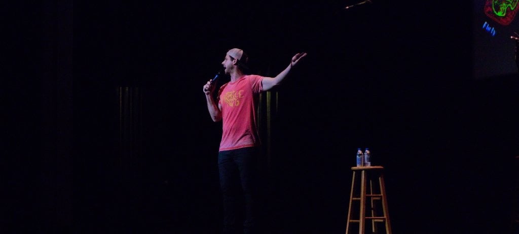 Charlie Berens on tour at the Rozsa