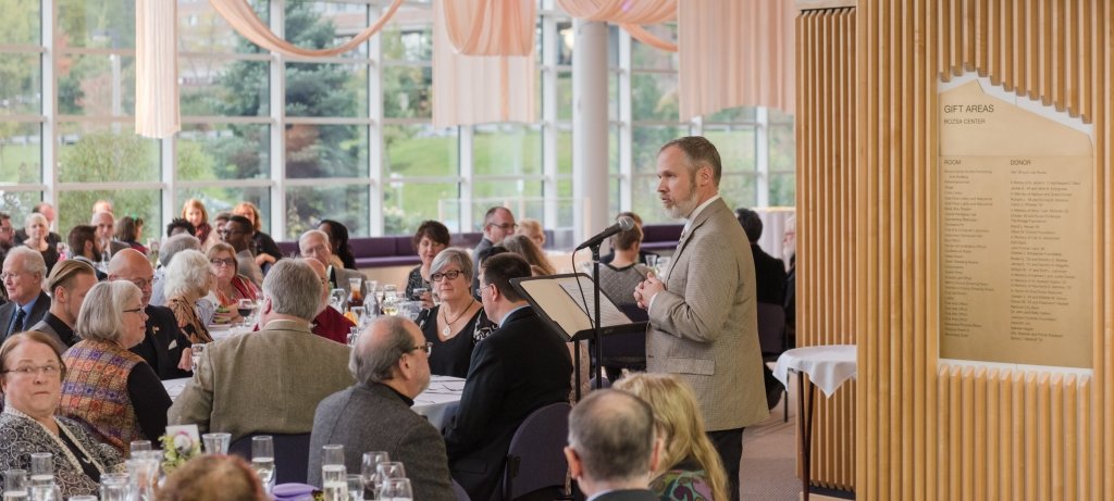 Gala anniversary dinner in the Rozsa Lobby