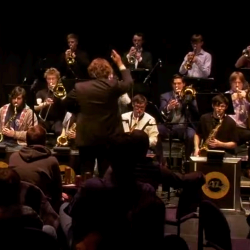 R&D Big Band performs under the direction of Drew Kilpela