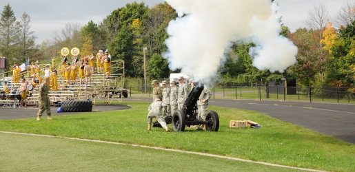 Image of Michigan Tech's M1A1 75mm howitzer