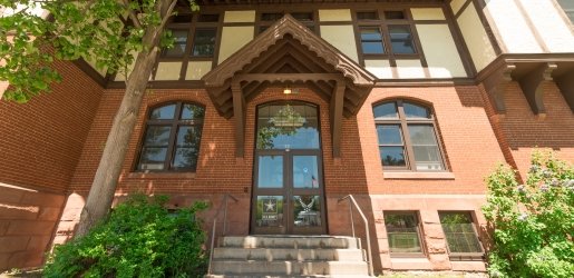 Outside view of the ROTC Building on campus.