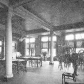 Reading Room in the Michigan College of Mines Library, now called the Annex.