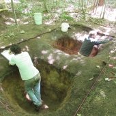 Excavation Units at a CCI Lumber Camp