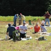 PIT volunteers at Coalwood Lumber Camp