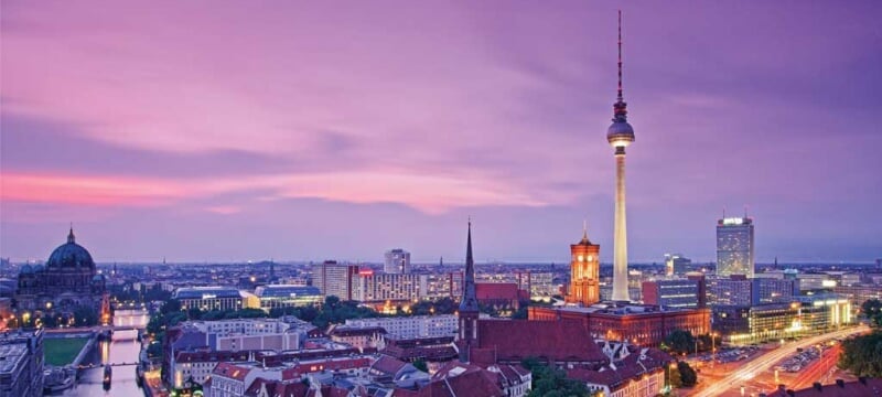 Skyline of Berlin, Germany