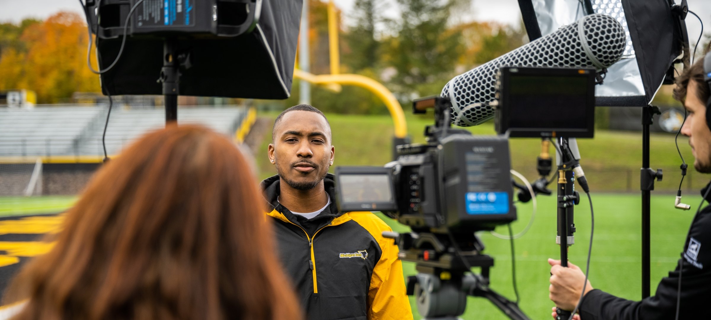 Interview at Kearly Stadium