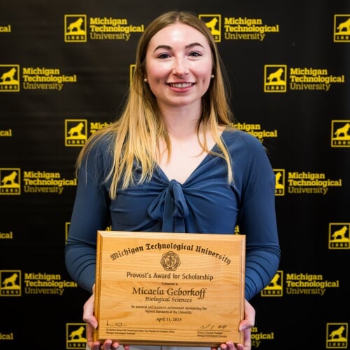 Provost's Award Recipient Micaela Geborkoff