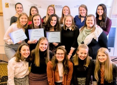 photo of greek life sorority recipients 2020