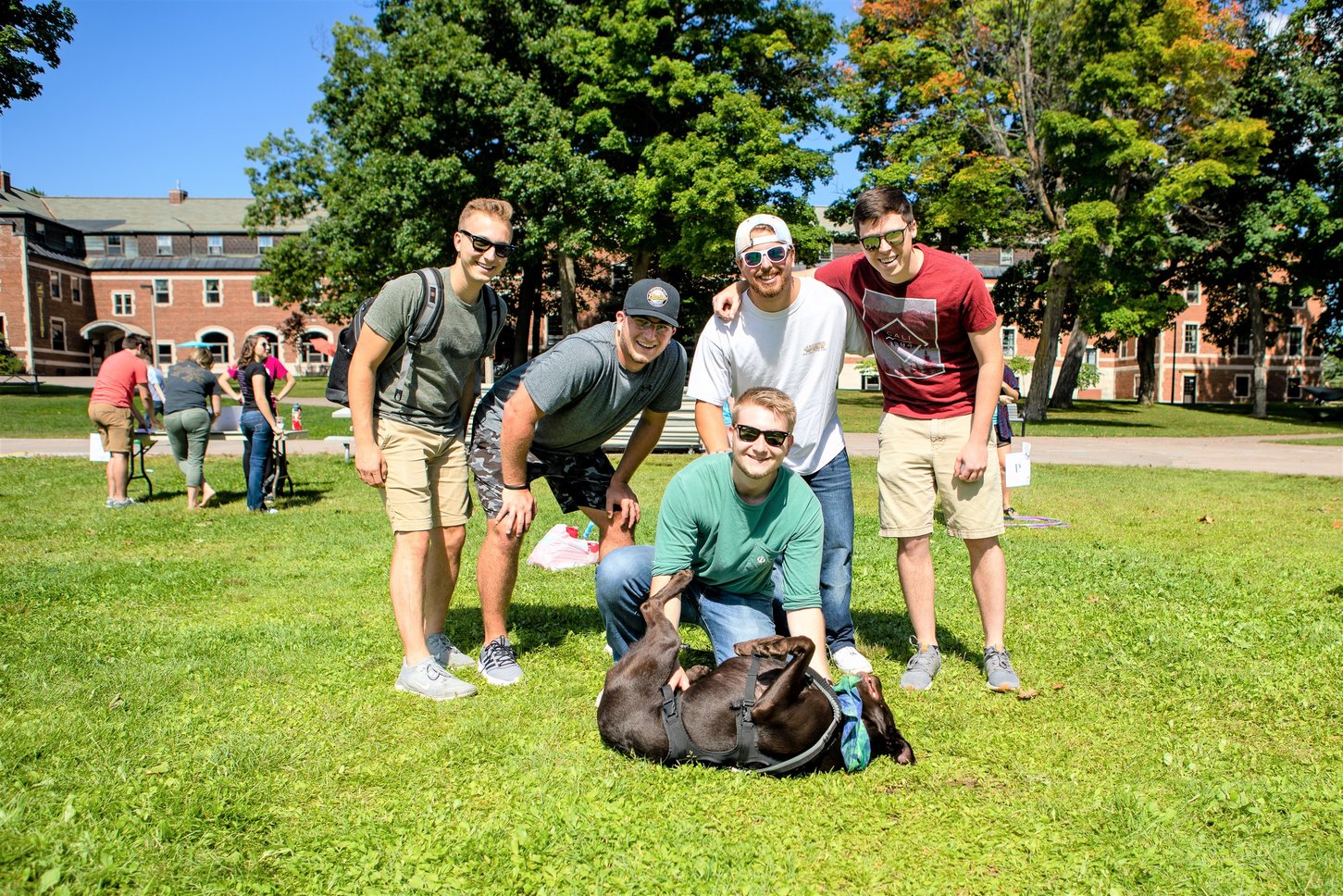 Phi Tau and thier puppy