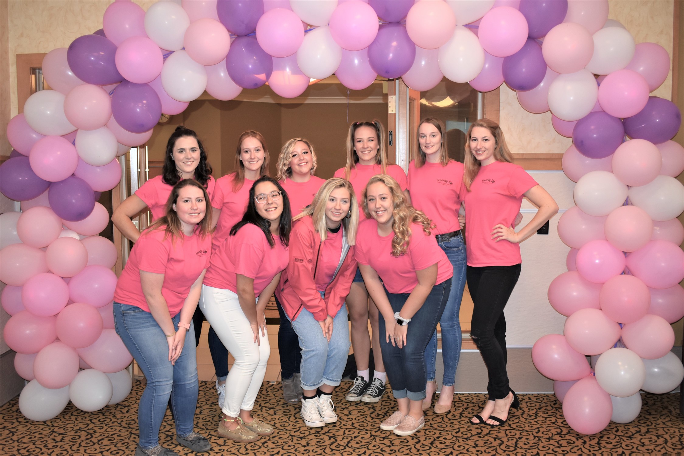 Sorority sisters having fun