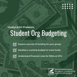 Student Org Budgeting poster