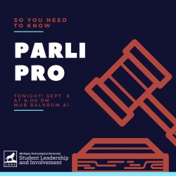 So you need to know Parli Pro..