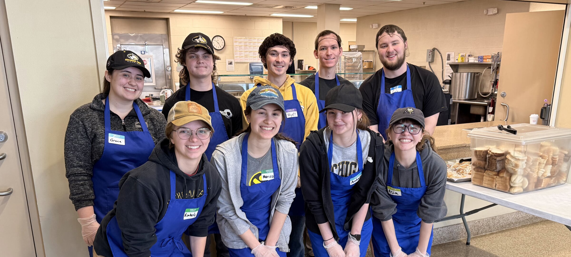 Students volunteering at Our Daily Bread in Baltimore during ASB 2026