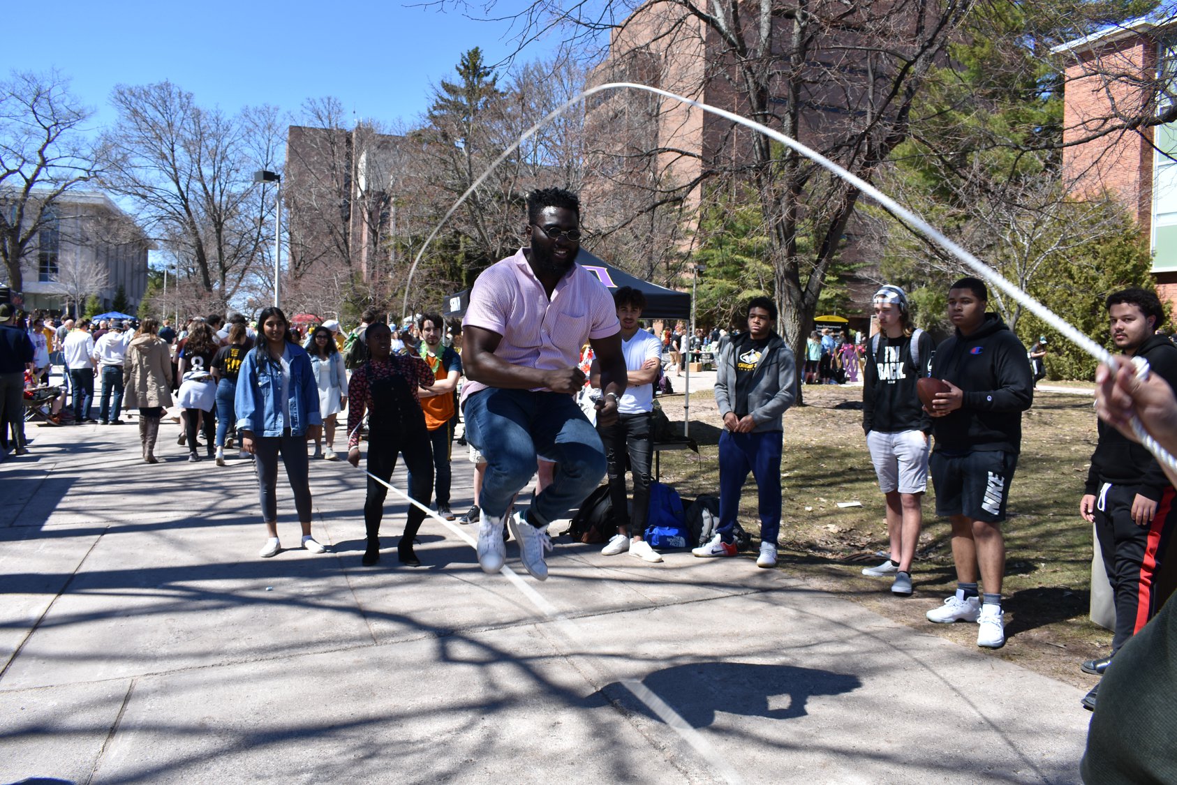 Students at Spring Fling 2019