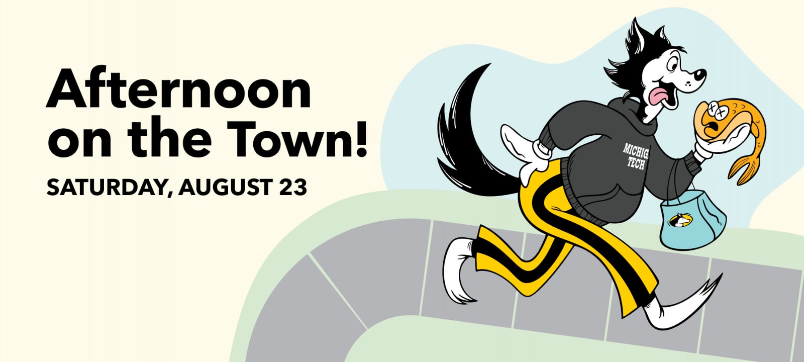 Afternoon on the Town Banner