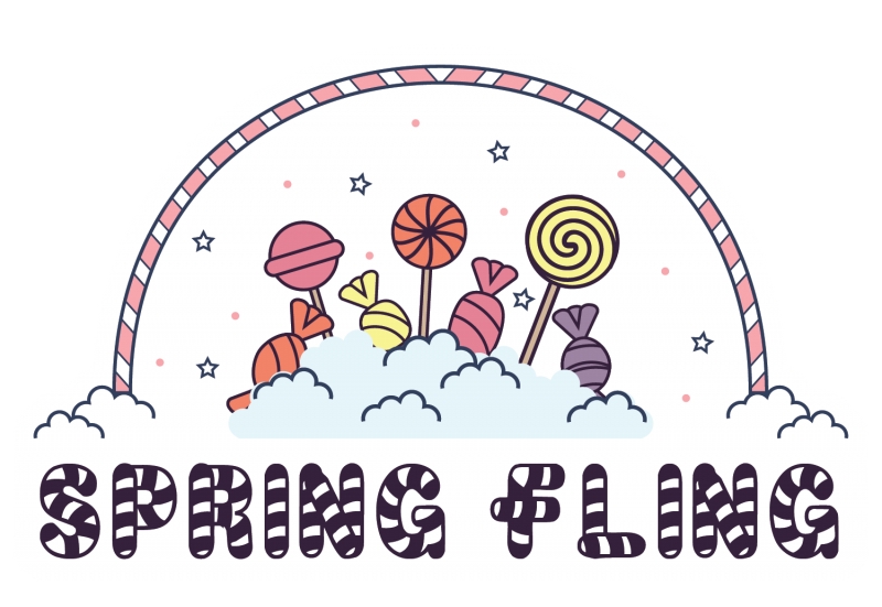 Spring Fling Logo 2021 - Candyland
