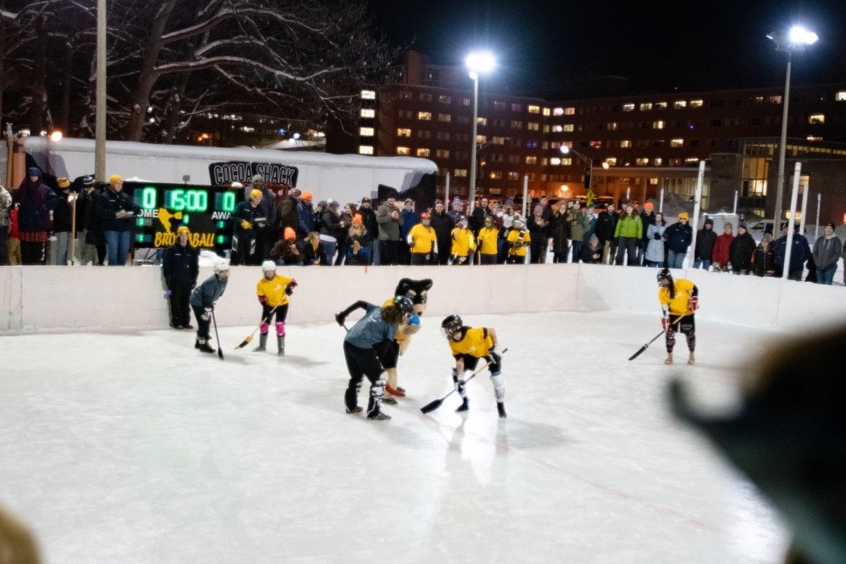 Witner Carnival Broomball game