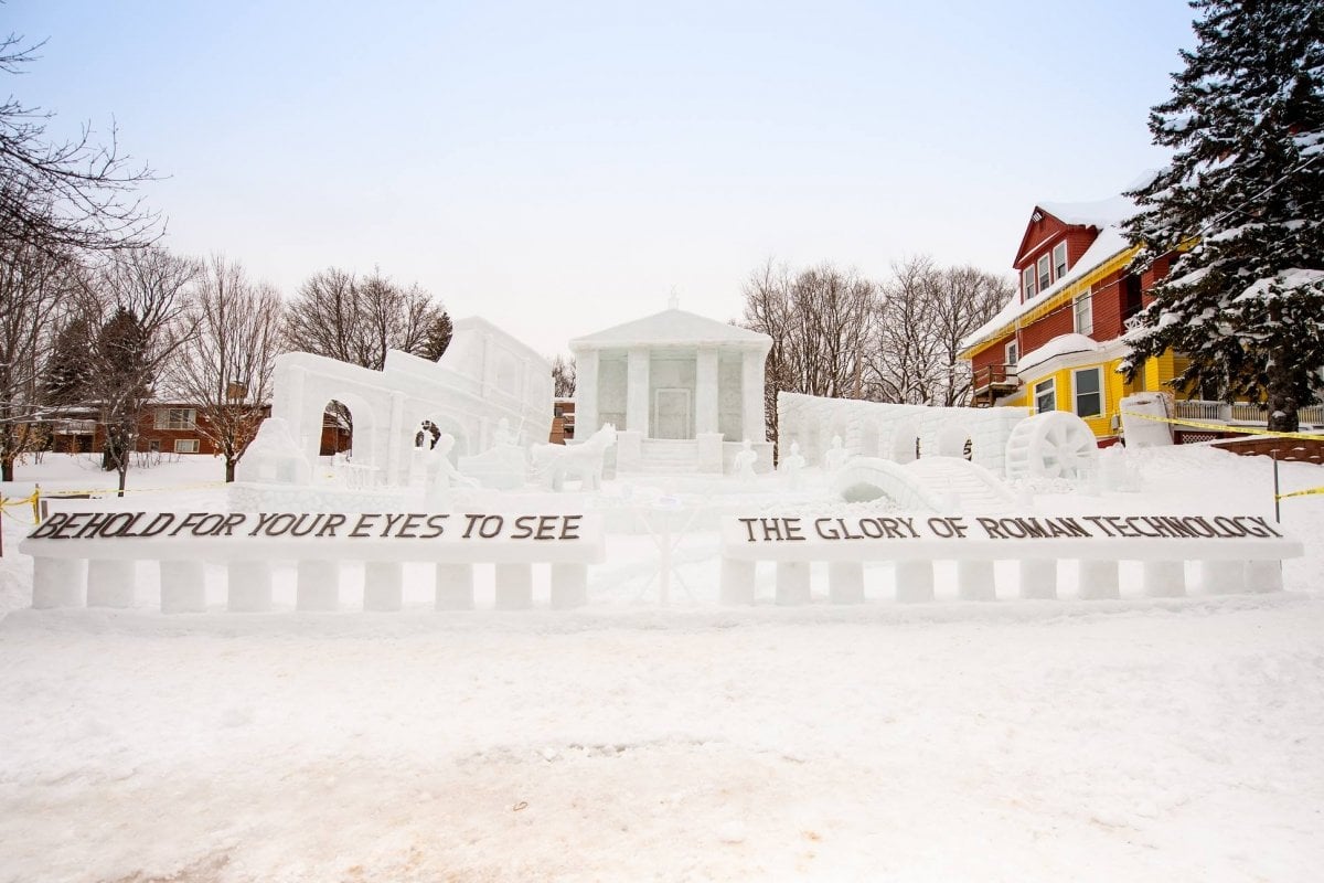 Snow Statue