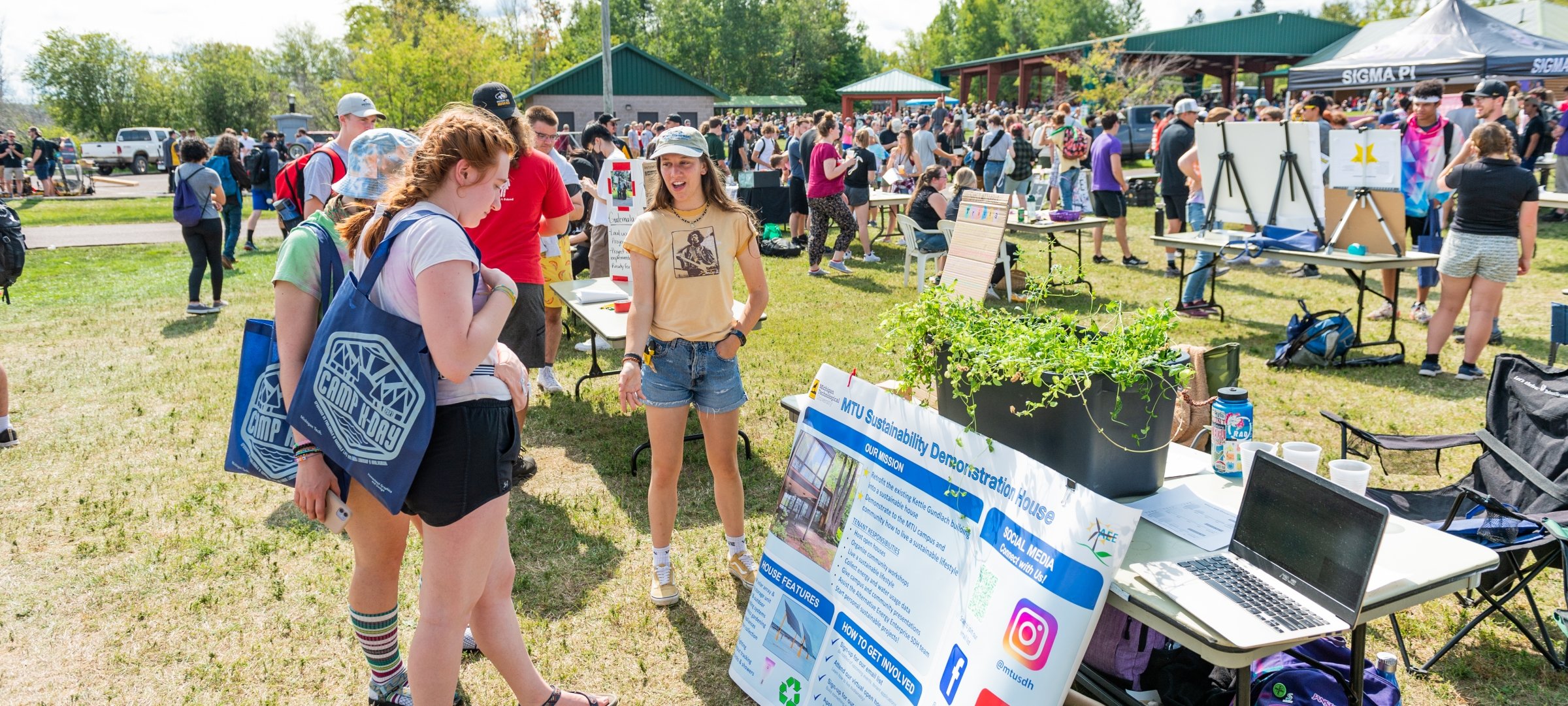 students at K-Day