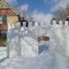 snow fort