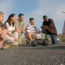robots, students, and faculty